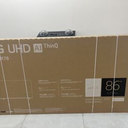 LG 86” 4K TV! Finance For $50 Down Payment!!