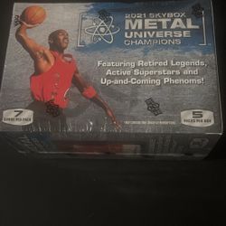 2021 Upper Deck Skybox Metal Universe Champions Blaster Box