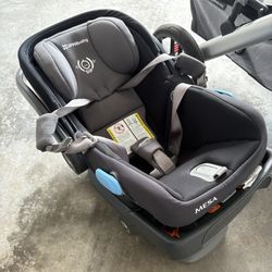 UPPAbaby Mesa V2 Infant Car Seat/Easy Installation/Innovative SmartSecure Technology/Base + Robust Infant Insert Included/Direct Stroller Attachment/S
