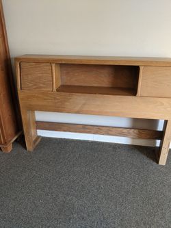 Mid Century Modern Oak headboard