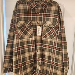 New Men's Outdoor Life Shirt Jacket 2x Large