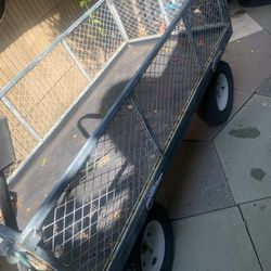 Carrito De Metal Con Redilas