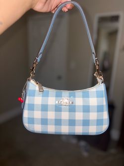 Coach blue teri shoulder