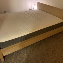 IKEA Mattress & Bedframe (queen)