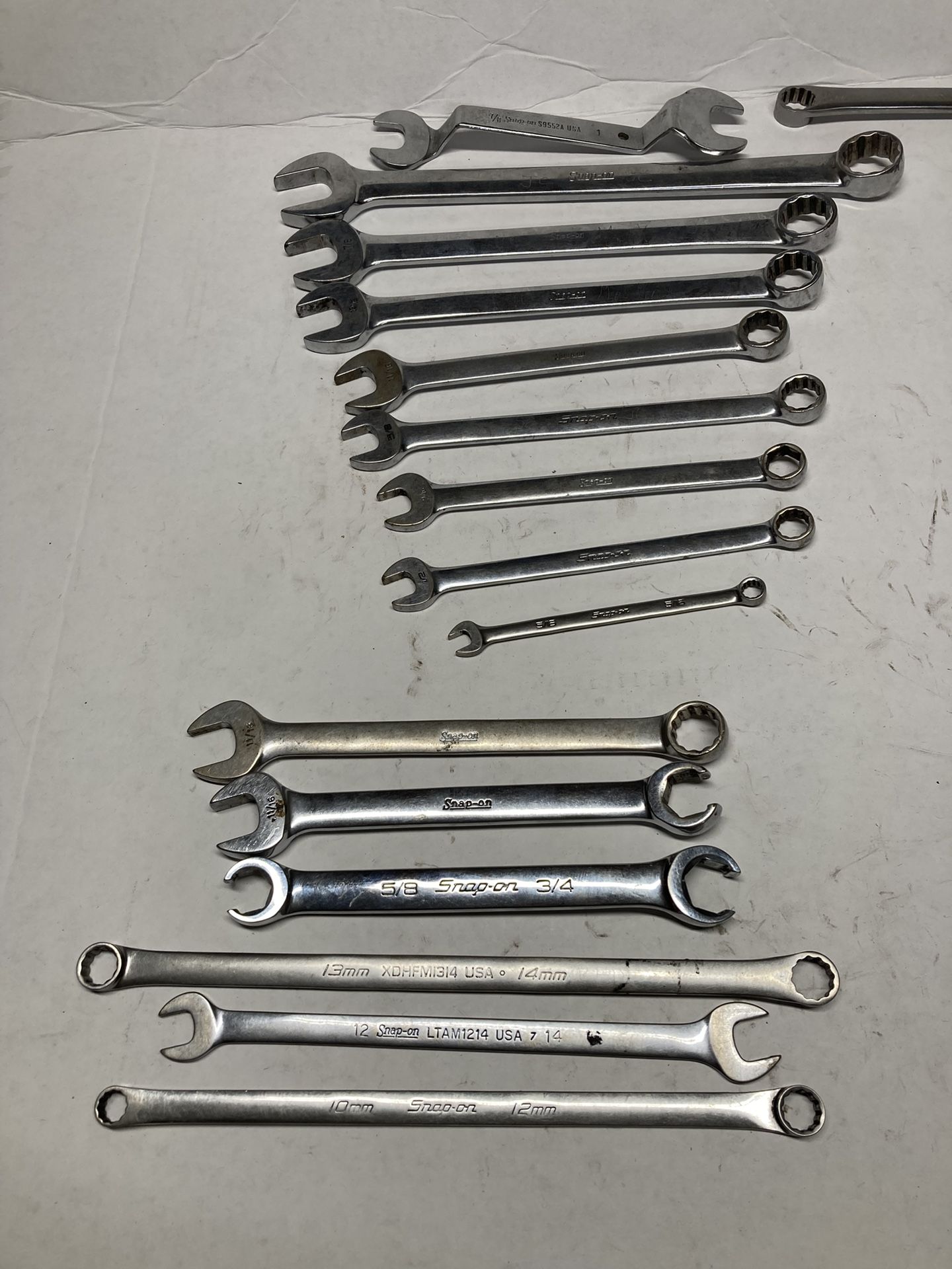 Snap-On Wrenches- Standard And Metic. Make Me An Offer