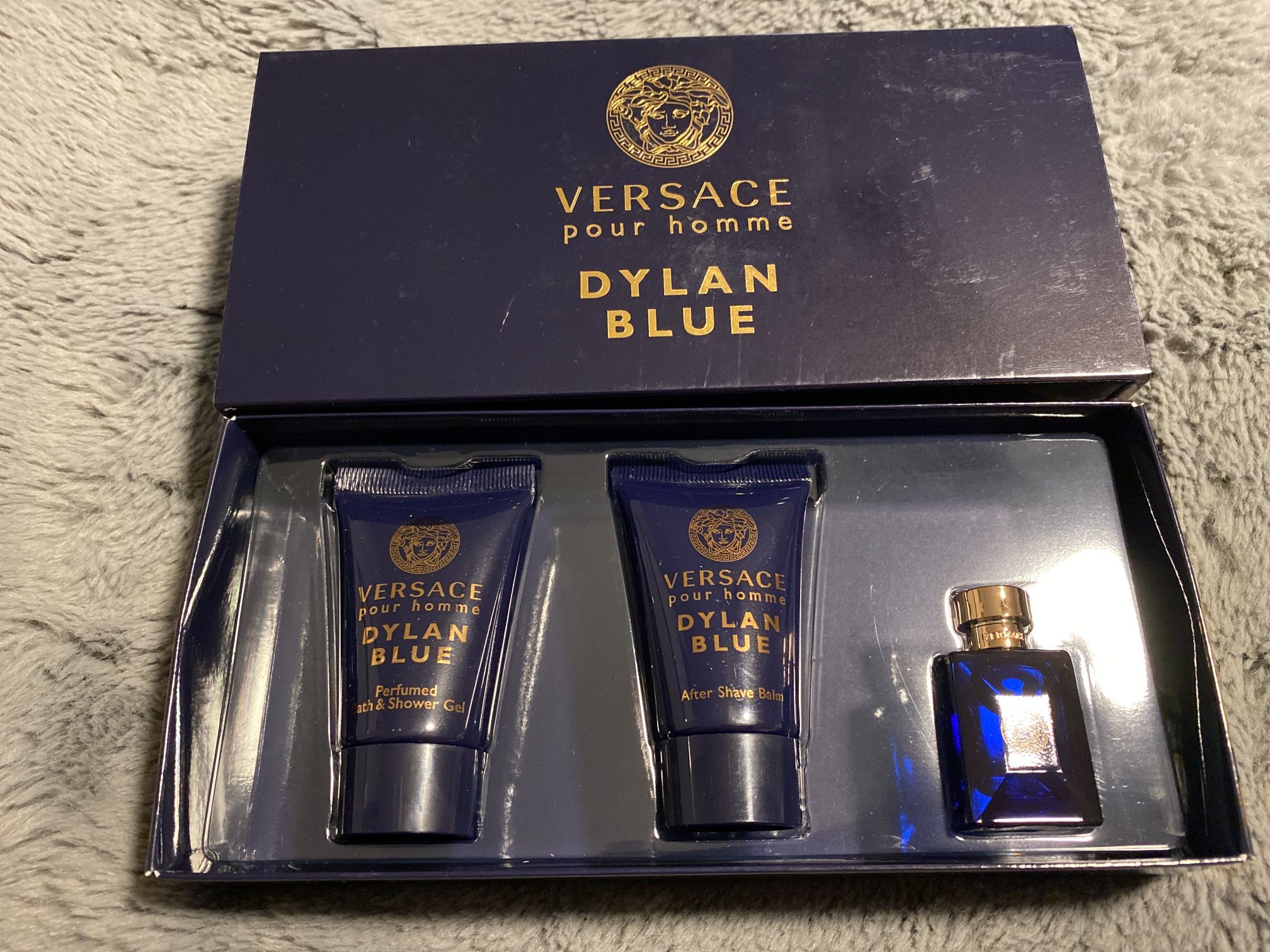 Brand New Mens Versace MINI Gift Set - Dylan Blue