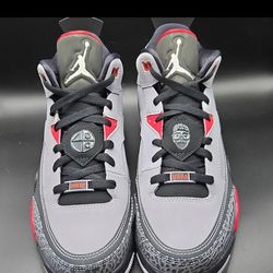 JORDAN SON OF MARS LOW CEMENT GREY GYM RED 580603-004