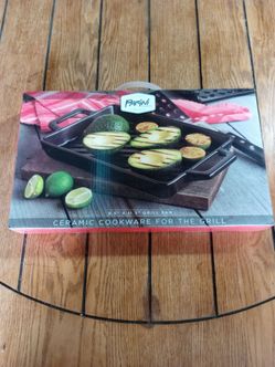 Ceramic cookware for the girl 8.7 x 11.5 grill pan