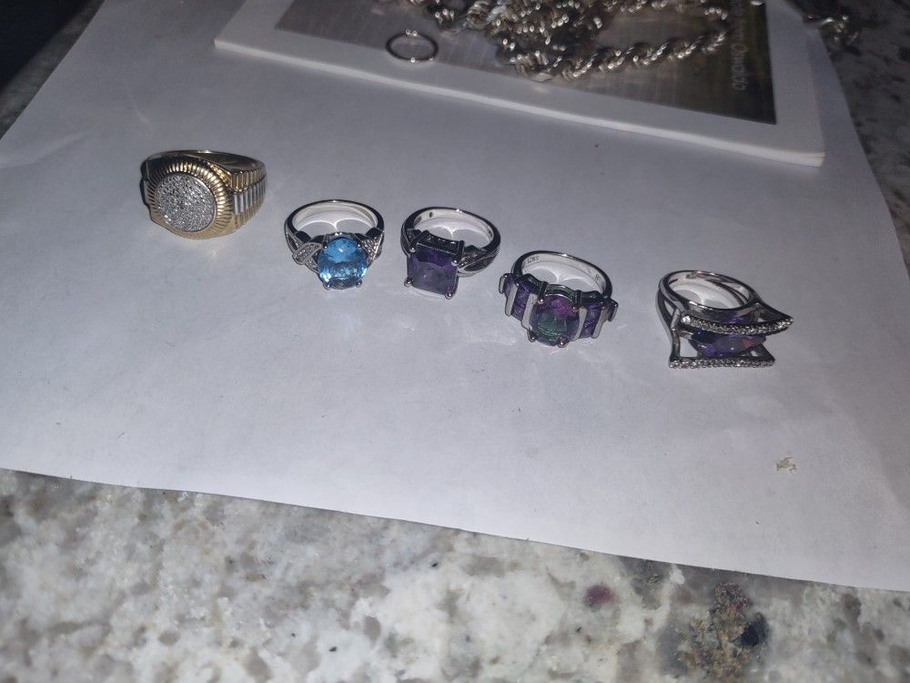 Women's Silver Rings 