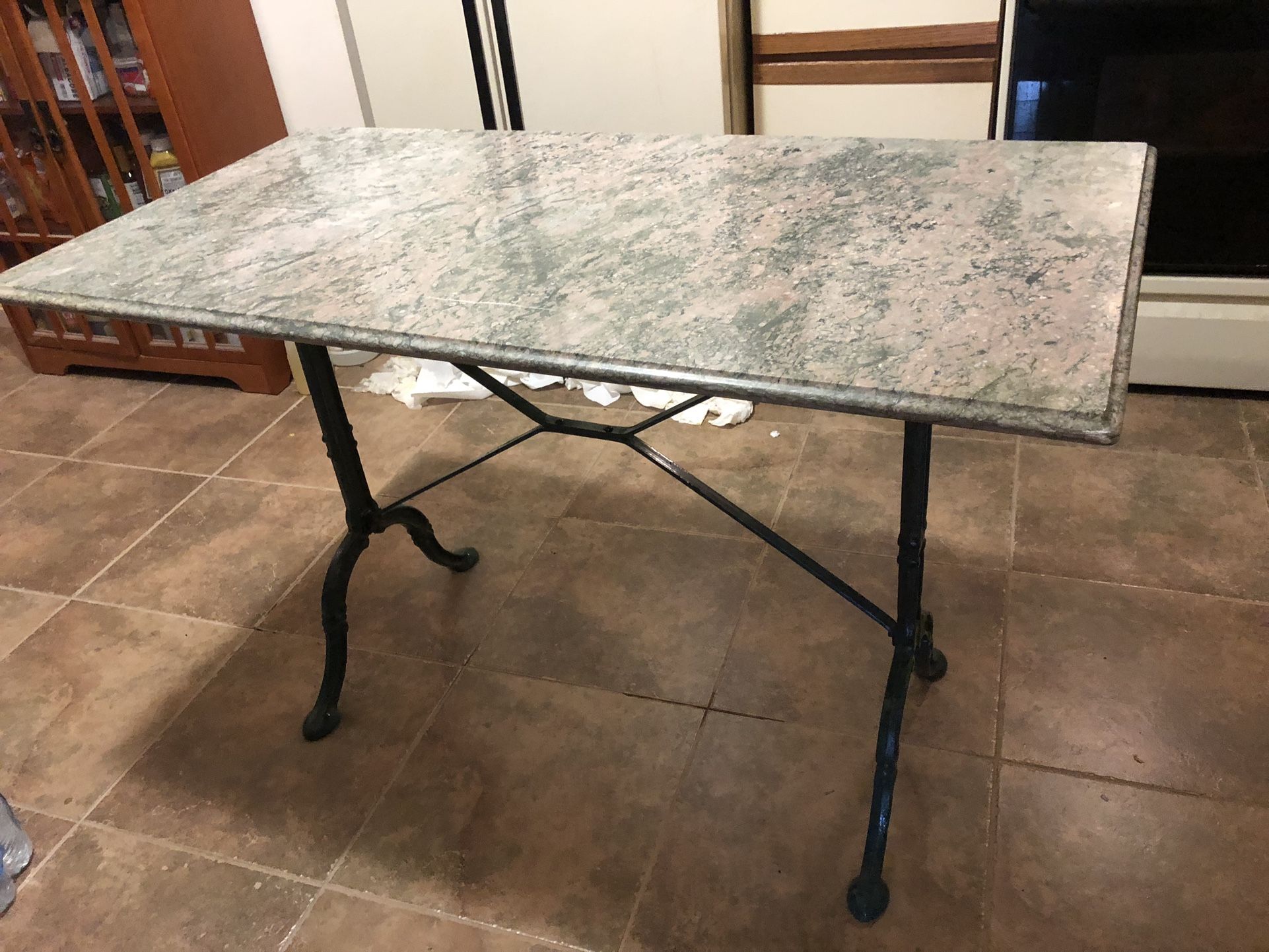 Pier 1 Imports Green Marble Bistro Table