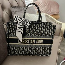 Christian dior book bag authentic 