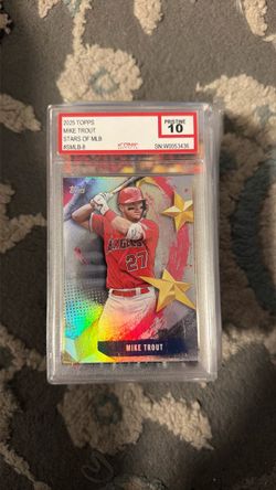 2025 Topps Mike Trout Stars of MLB PSA 10