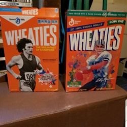 Wheaties Boxes.
