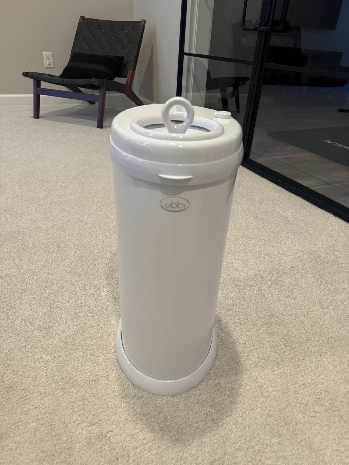 Ubbi White Diaper Pail