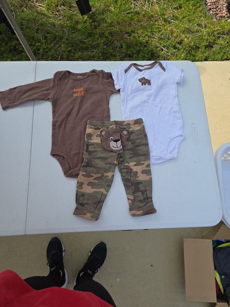 Lot Of Boys Clothes Size 6/9 Months