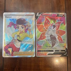 Pokemon Dancer Trainer 259/264 & Volcarona V Full Art Lot of 2 NM/M