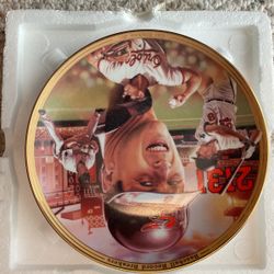 Cal Ripken Jr. Baseball Record Breakers Plate