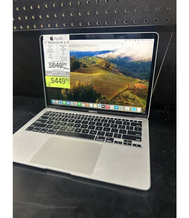 MEMORIAL DAY SALES!!! 13" MACBOOK AIR RETINA 1.1 I3 8GB RAM 256SSD 2020
