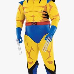 Party City Adult Wolverine Plus Size Costume - Marvel X-Men '97. Size: L/XL