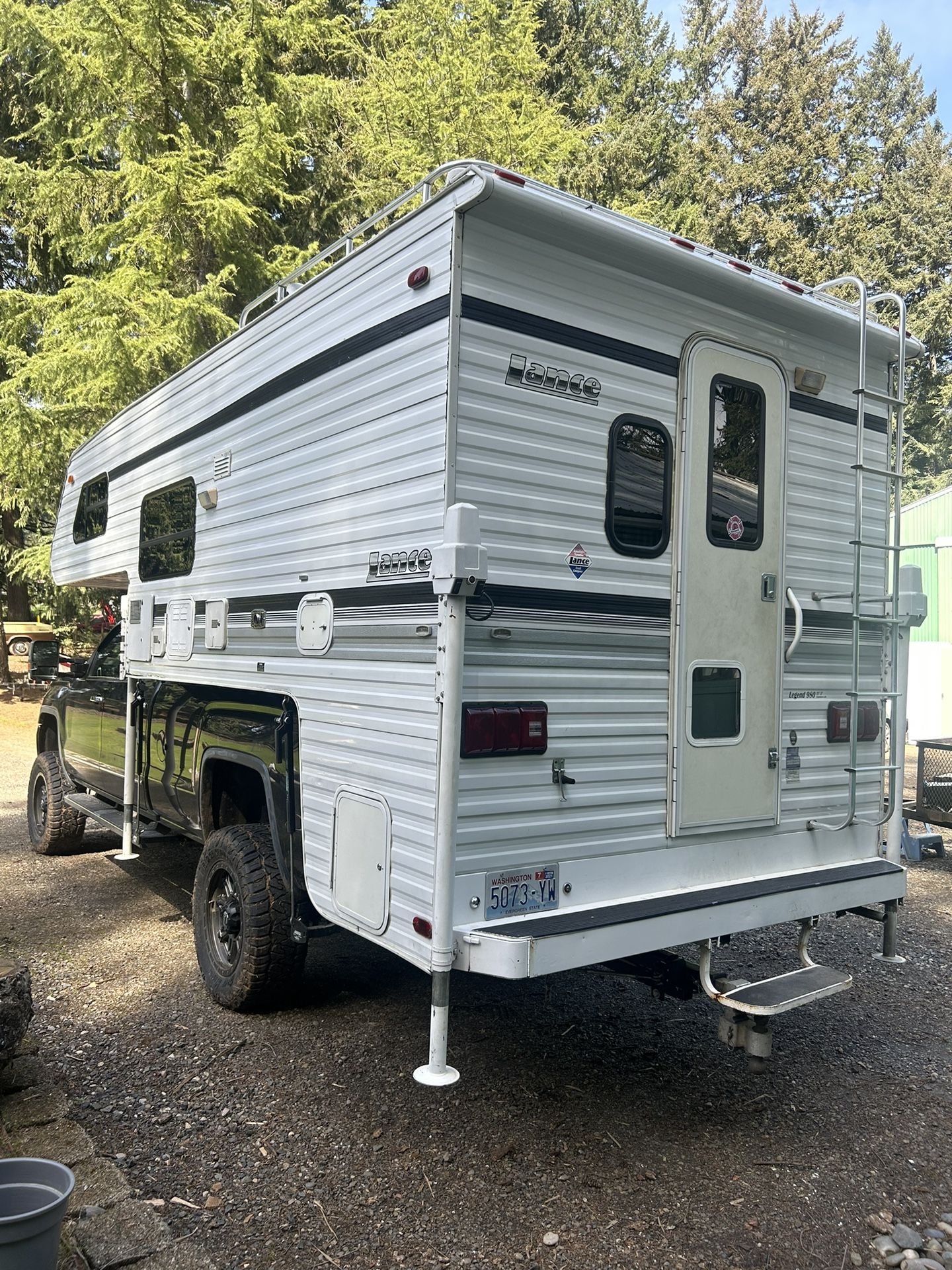 1996 Long Bed Lance Camper 