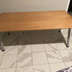 Wooden Table 65 X 30. Extendable Legs