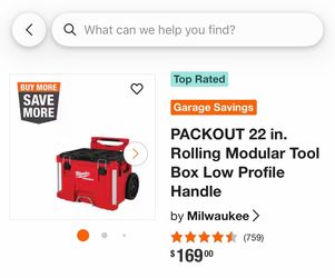 Milwaukee Packout 22 in