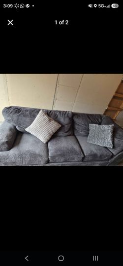 3 seat sofa, Gray. PICK-UP ONLY!