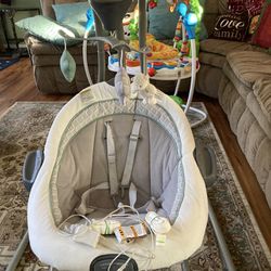 Swing With Bouncy Seat