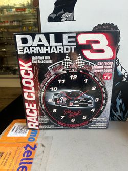 DALE EARNHARDT #3 RACE CLOCK  7 TIME WINSTON CUP CHAMPION