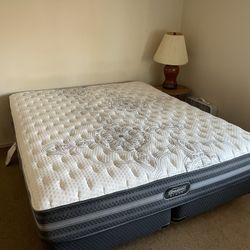 California King Mattress + Split Box Spring - Beautyrest Black