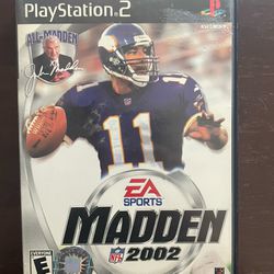 Madden 2002 PS2 CIB