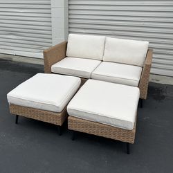 Patio Furniture Set with Thick Cushions 