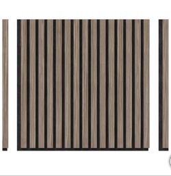 Artika Sonolok Sound-Absorbing Slatted Panel Kit Slat Wall Panel - Walnut