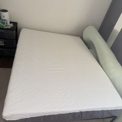 Novilla 10” Full sized mattress,topper and bed frame