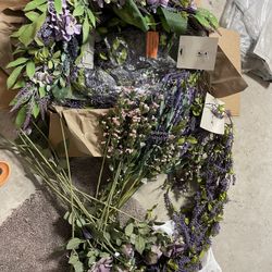 Purple Artificial Flowers