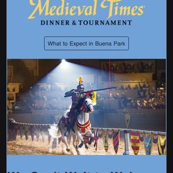 Medieval Times Tickets 2x