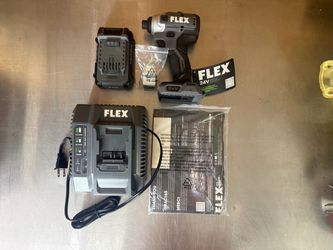 Brand new flex 24 V impact Driver kit includes everything in picture. Cash only.