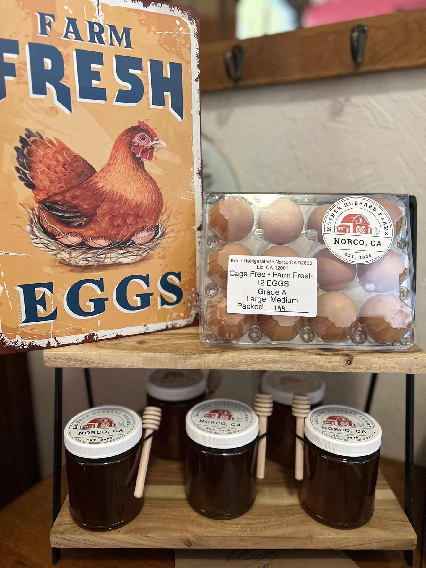 Mother Hubbard Farms Fresh Eggs!!