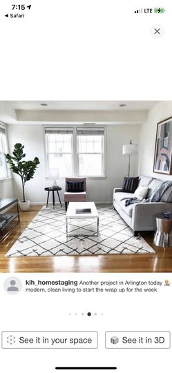 Target Kenya 7x10 Cream And Gray Geometric Rug