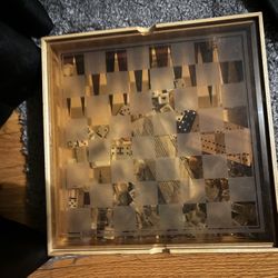 Glass Chess Board 