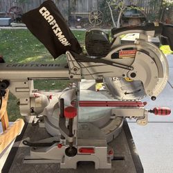 Craftsman Professional 12” Sliding Compound Dual Bevel Miter Saw