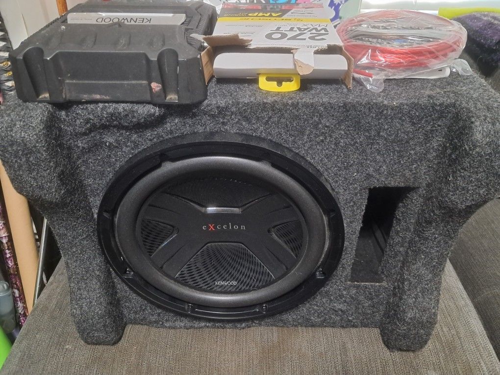 Kenwood Sub, Amp, Wire Kit