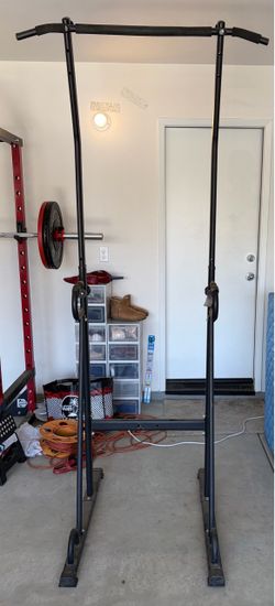 Freestanding Pull-Up and Dip Bar Station