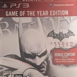 Batman Arkham City Game Of The Year Limited Edition 