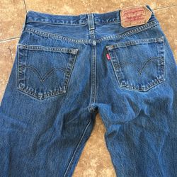 Levi Jeans Pants 501 W 32 L 30