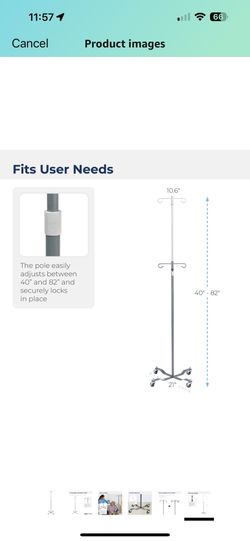 IV pool with IV supplies / stand de suero movil con supplies