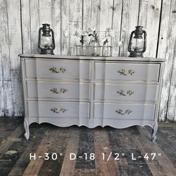 Totally Cute Taupe Gray Dresser