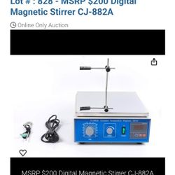 Digital Magnetic Stirrer  CJ-882A