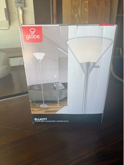 Gray Floor Lamp