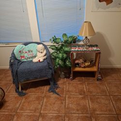  Night, Cover,  Stand. Plant & Lamp